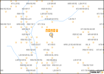 map of Namaw