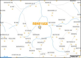 map of Namayuge