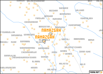 map of Namāzgāh