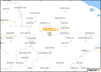 map of Namazlı