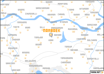 map of Nambaek