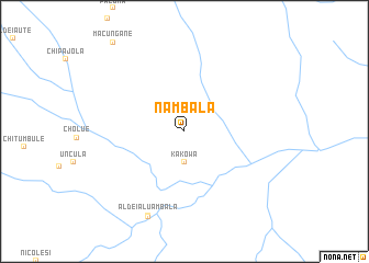 map of Nambala