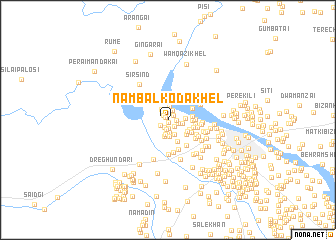 map of Nambal Koda Khel