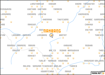 map of Nậm Băng