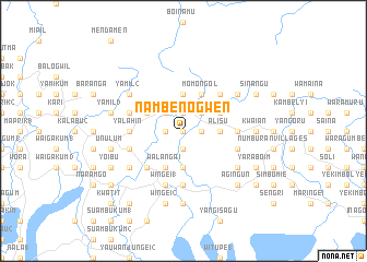 map of Nambenogwen