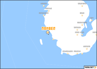map of Namber