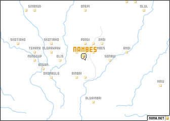 map of Nambes
