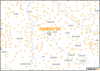 map of Namb Hotar