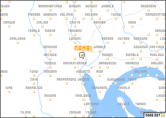 map of Nambi