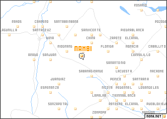 map of Nambí