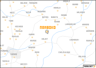 map of Namboko