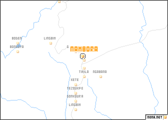 map of Nambora