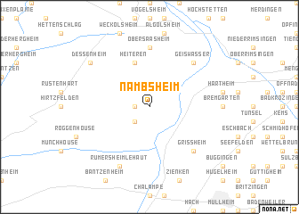 map of Nambsheim