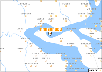 map of Namburugu