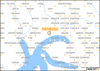 map of Nambusu