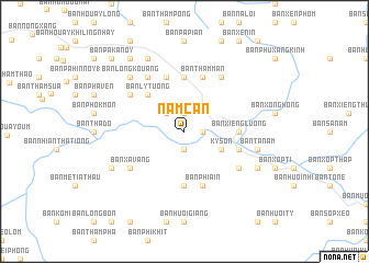 map of Nâm Căn