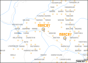 map of Nam Cay