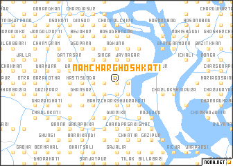 map of Nāmchar Ghoshkāti