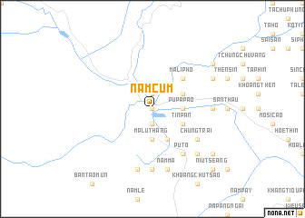 map of Nậm Cum