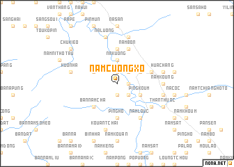 map of Nam Cuong Xo