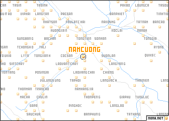 map of Nam Cường