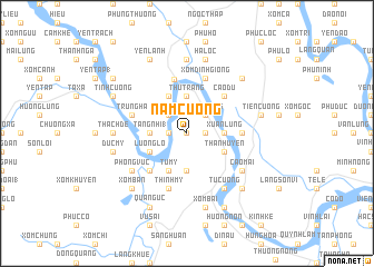 map of Nam Cường