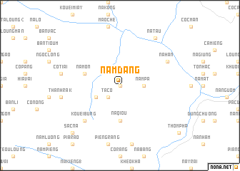 map of Nam Dang