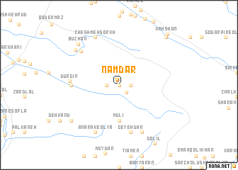map of Nāmdār