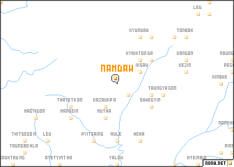 map of Namdaw