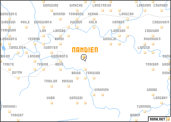 map of Nam Ðiến