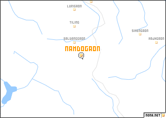 map of Nāmdogaon