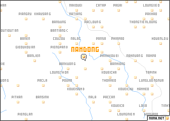 map of Nam Dong