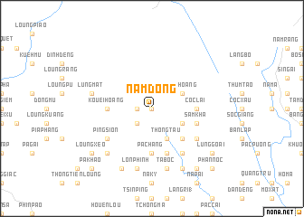 map of Nam Dong