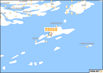 map of Nämdö