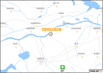 map of Namekawa