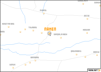 map of Nāmen