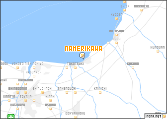 map of Namerikawa