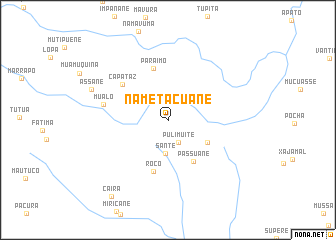 map of Nametacuane