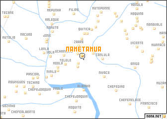 map of Nametâmua