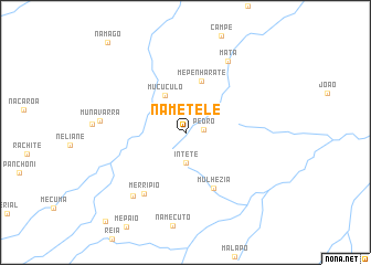 map of Nametele