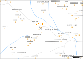 map of Nametone