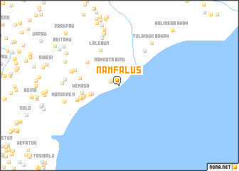 map of Namfalus