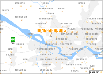 map of Namgajwa-dong