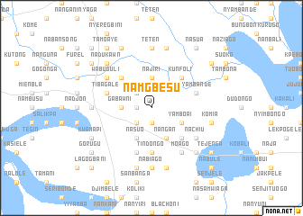 map of Namgbesu