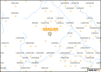 map of Nậm Giàn