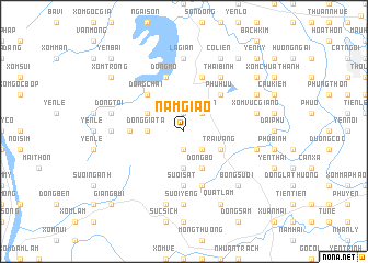 map of Nam Giao