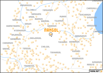 map of Nam-gol