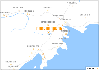 map of Namgwan-dong