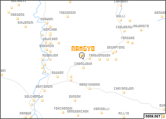 map of Namgyo