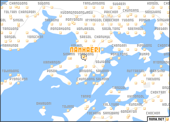 map of Namhae-ri
